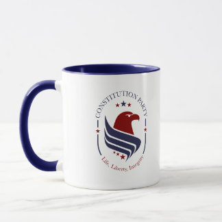 Mug, Constitution Party, Eagle, oval Coffee Mug