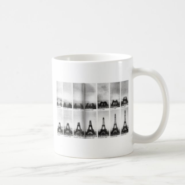 Mug Construction de Tour Eiffel (Droite)