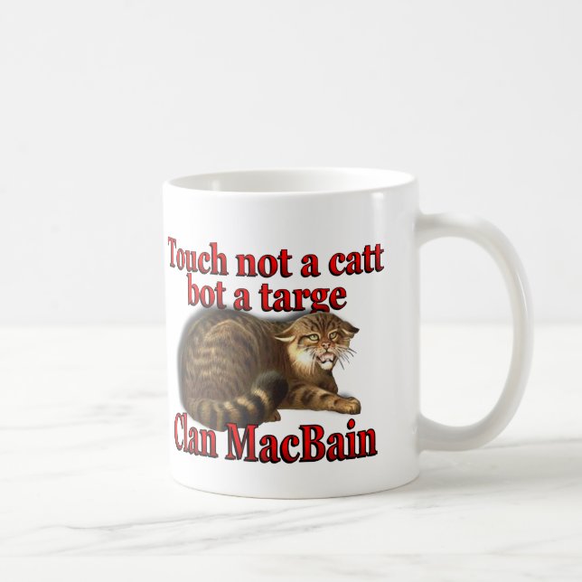 Mug Contact de MacBain de clan pas un Bot de Catt un (Droite)