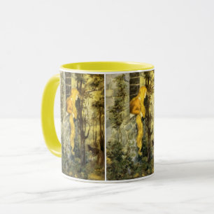 Mug Conte de fées vintage, Raiponce aux longs cheveux 
