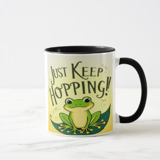 Mug Continuez Juste À Faire Du Shopping ! Grenouille