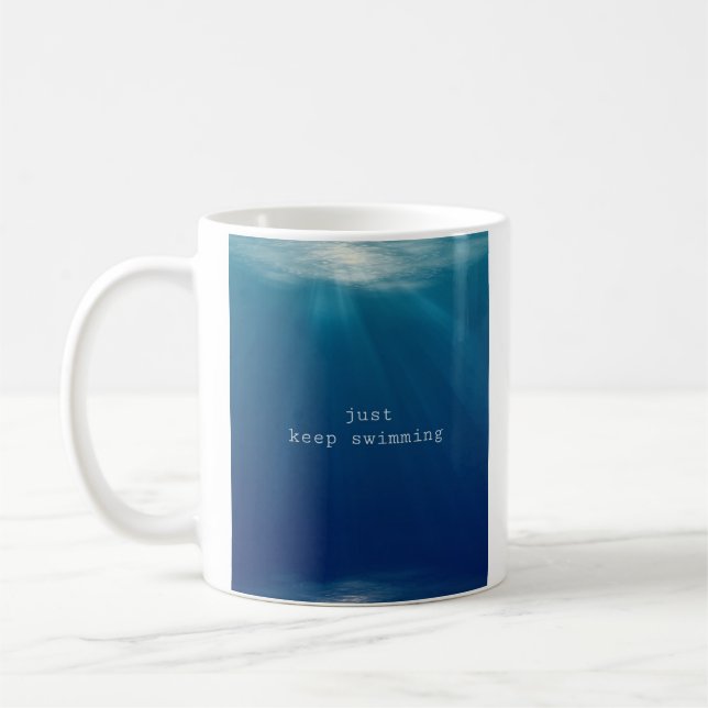 Mug Continuez juste la natation (Gauche)