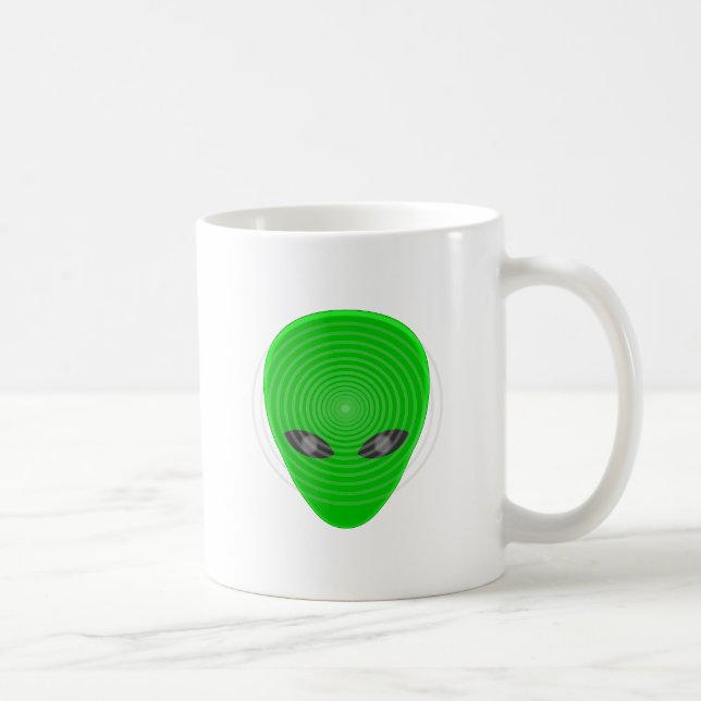 Mug Contrôle mental de la tête de l'Alien (Droite)