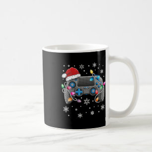 Mug Contrôleur de jeu vidéo Noël Santa Hat Gamer Bo