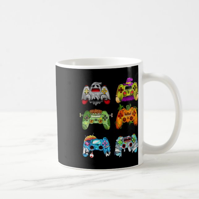 Mug Contrôleurs de jeu de sorcière Citrouille d'Hallow (Droite)