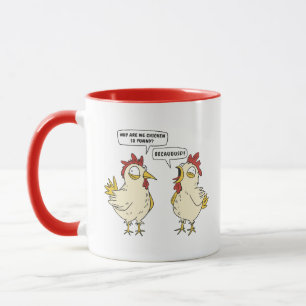 MUG CONVERSATION DE POULET AMUSANT