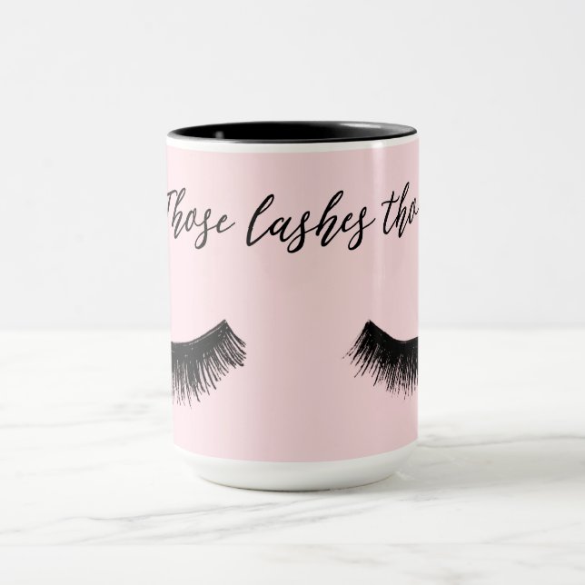 Mug Conversation Lash - Ces Lashes Tho' (Centre)