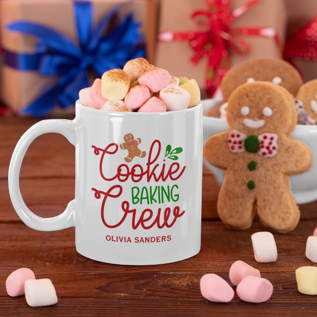 Mug Cookie Baking Crew ,Cute Christmas (Créateur téléchargé)