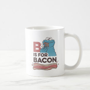 Mug Cookie Monster   B est pour Bacon