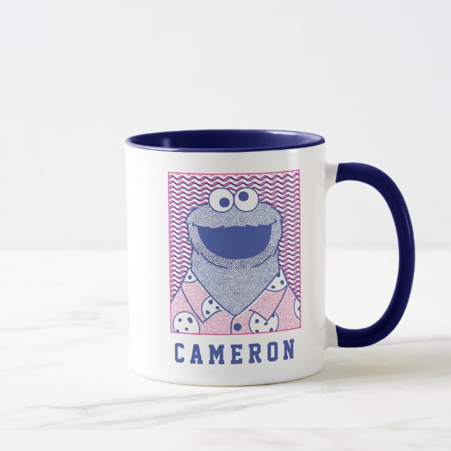 Mug Cookie Monster | Cookie Bouton Bas (Droite)