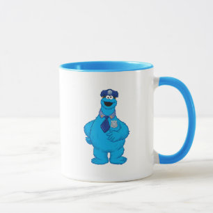 Mug Cookie Monster   Costume de policier