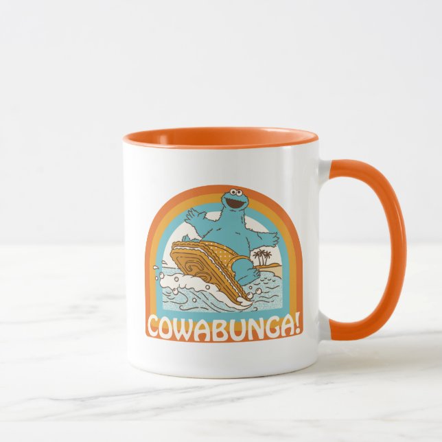 Mug Cookie Monster Cowabunga! (Droite)