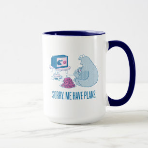 Mug Cookie Monster   Désolé, J'Ai Des Plans