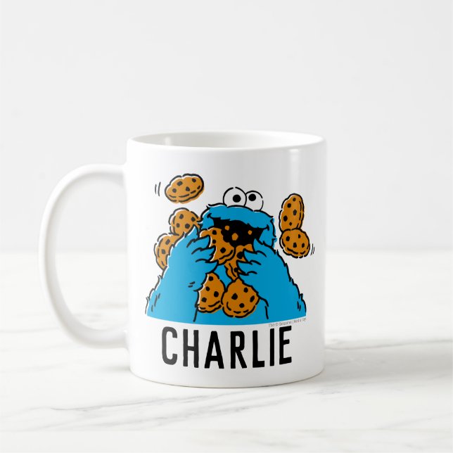 Mug Cookie Monster Eating All the Cookies (Gauche)