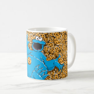 Mug Cookie Monster et cookies vintage