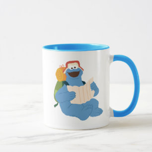 Mug Cookie Monster lisant une carte