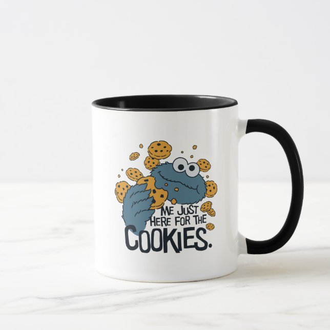 Mug Cookie Monster | Me Just Here pour les cookies (Droite)