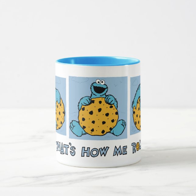 Mug Cookie Monster | Voilà comment je roule (Centre)