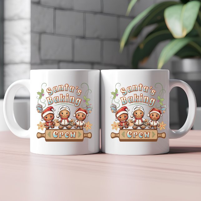 Mug Cookies de Noël de l’équipe de pâtisserie de père  (Créateur téléchargé)