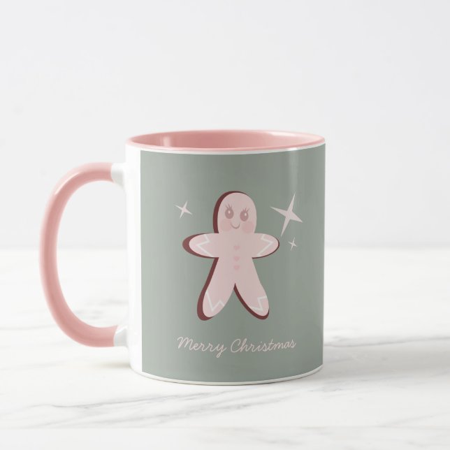 Mug Cookies en pain d'épice rétro Noël Super (Gauche)