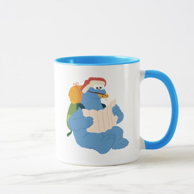 Mug Cookies Monster Lire Une Carte (Droite)