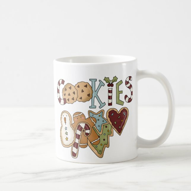 Mug Cookies pour Père Noël Tshirts et cadeaux (Droite)