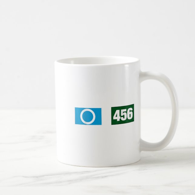 Mug Cool 456 Numéro de code O Dites Oui Graphique d'il (Droite)
