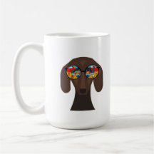 Cool Brown Chien Mug-