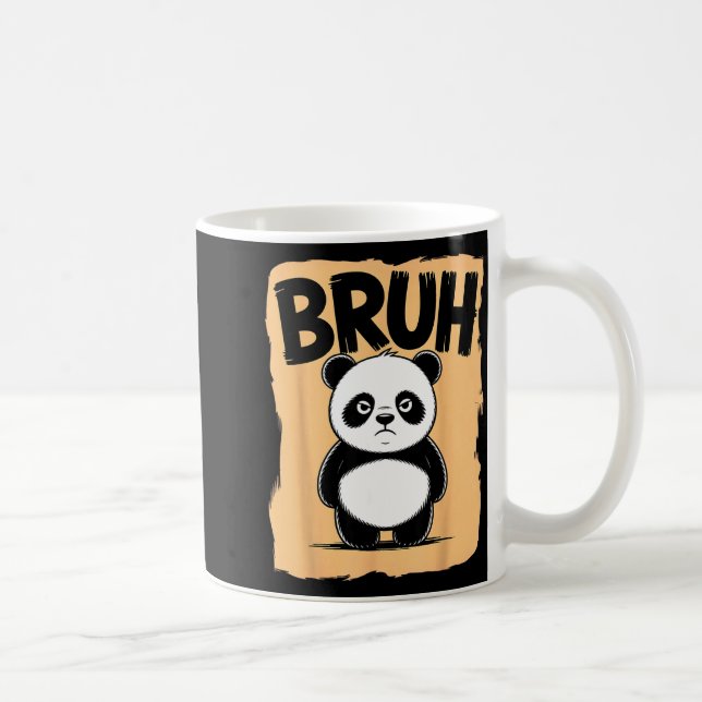 Mug Cool Bruh Panda Men Women Kids Teens Funny Bruh Pa (Droite)