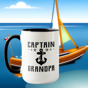 Mug cool Capitaine Grandpa