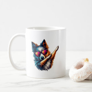Mug Cool Dabbing Dog Art