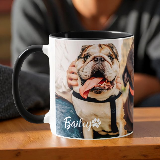 Mug Cool de animal de compagnie Moderne papier simple  (Créateur téléchargé)