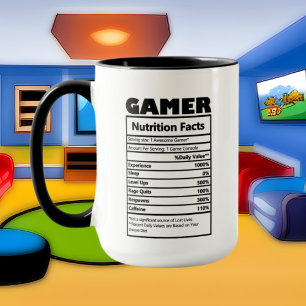 Mug cool Gamer faits amusants