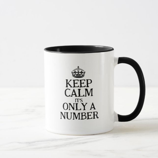 Mug Cool garder calme mème 50e anniversaire cadeau de  (Droite)