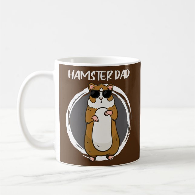 Mug Cool Hamster Papa Animal Animal Animal Pet Père Ha (Gauche)