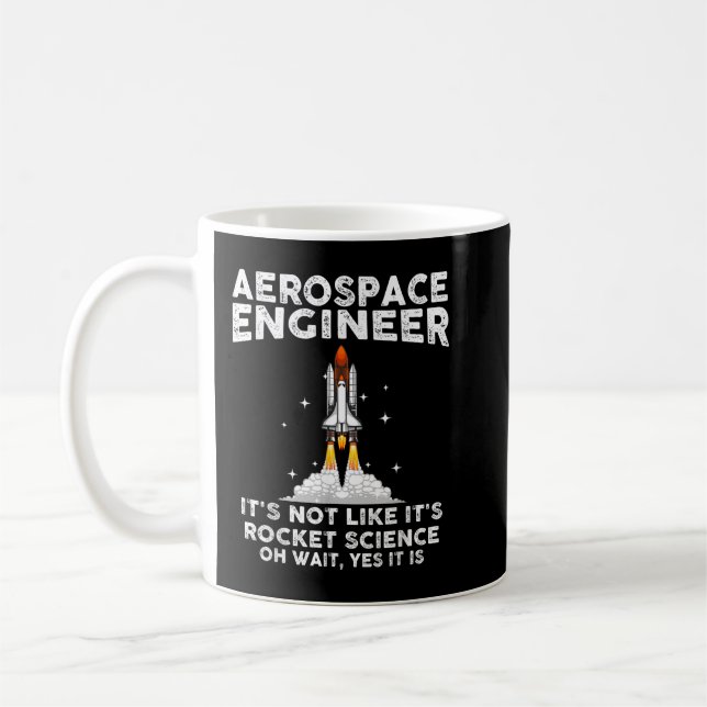 Mug Cool Ingénieuse Aérospatiale Pour Hommes Femmes Cr (Gauche)