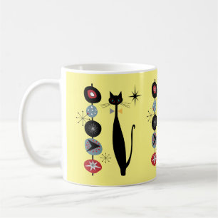 Mug Cool moderne de l'ère rétro atomique du milieu d
