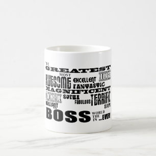 Mug Cool Moderne Fun Bosses : Plus Grand Boss