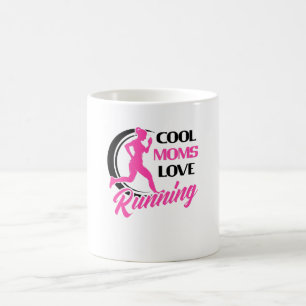 Mug Cool Moms, mères de coureurs de jogging