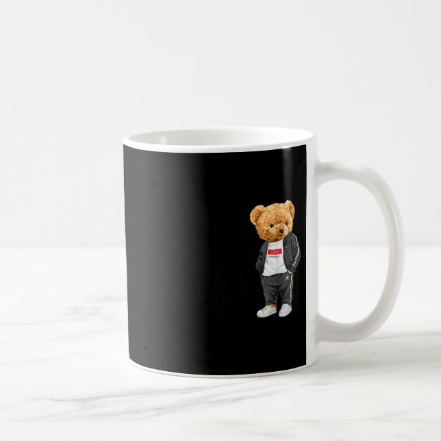 Mug Cool New York City Teddy Bear Illustration Graphic (Droite)