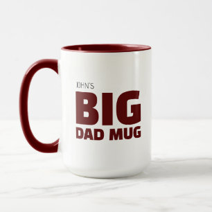 Mug Cool Nouveauté Rouge Bourgogne Nom Personnalis