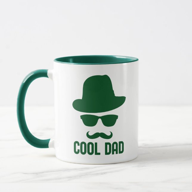 Mug Cool Papa Meilleur DAD Un cadeau amusant et élégan (Gauche)