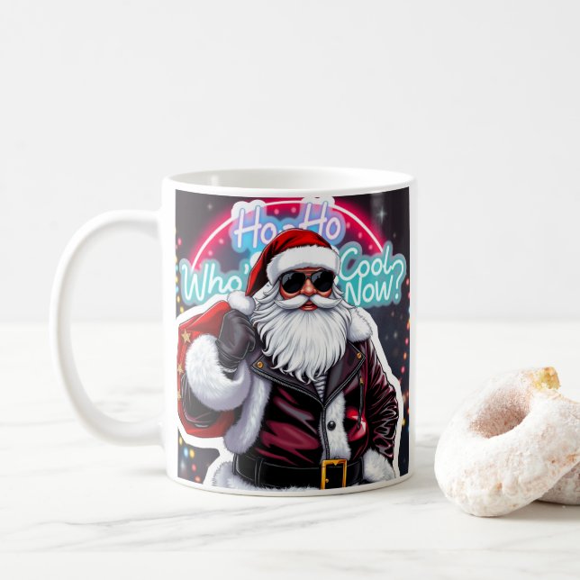 Mug Cool Père Noël (Avec donut)