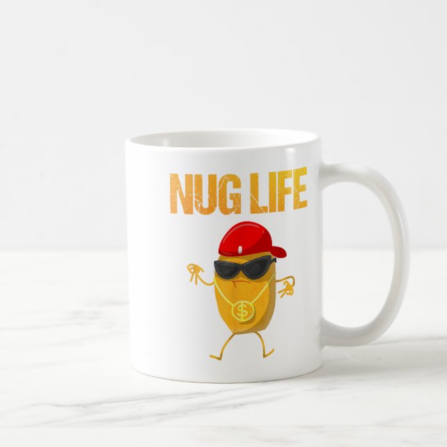 Mug Cool Poulet Nugget Art Pour Garçons Enfants Poulet (Droite)