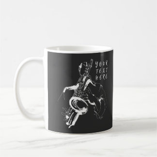 Mug Cool Retro Saxophonist Custom Name (名入れ・カスタム対応)