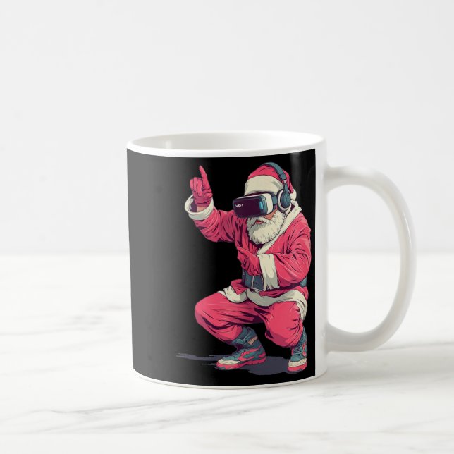 Mug Cool Santa Moves With Vr Headset For Gaming Christ (Droite)