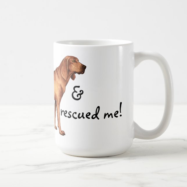 Mug Coonhound de Redbone de délivrance (Droite)