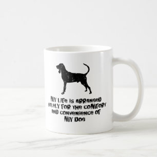 Mug Coonhound noir et bronzage