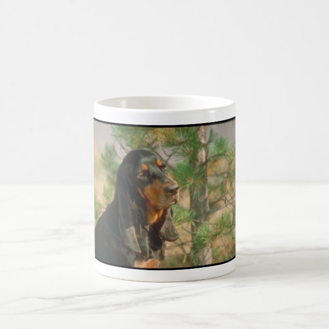 Mug Coonhound noir et bronzage (Centre)