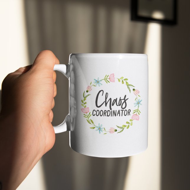 Mug Coordinateur Chaos Maman maman maman maman maman (Créateur téléchargé)